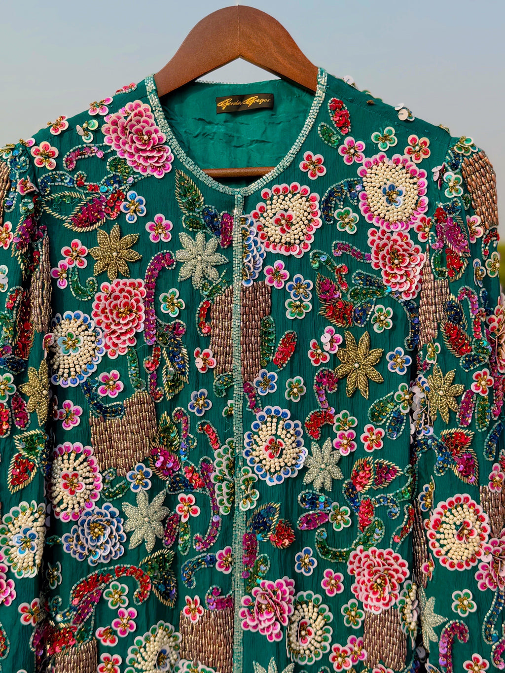 Diana emerald Jacket