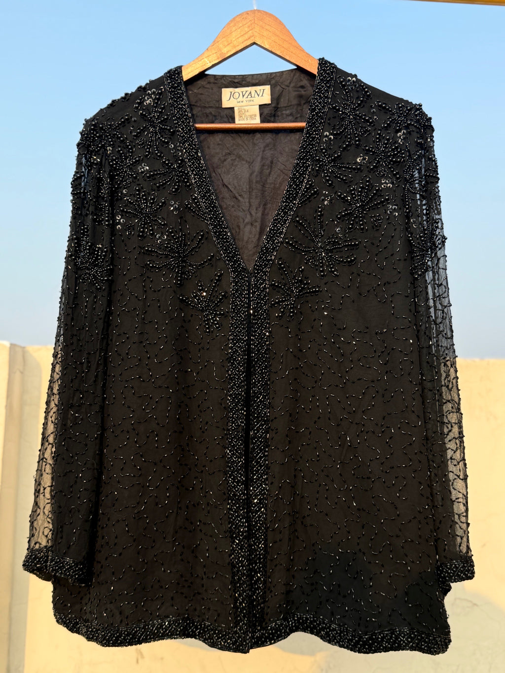 Black embellished jacket