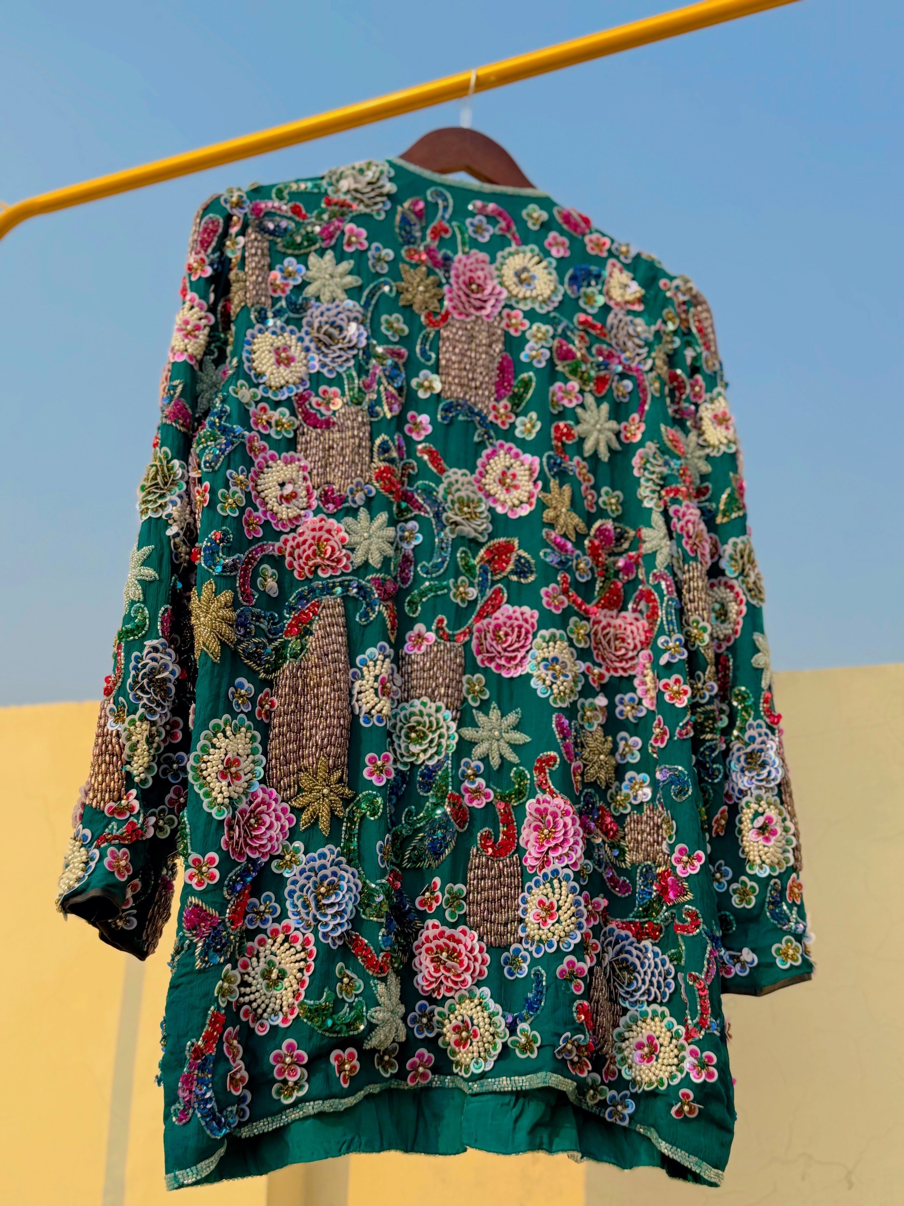 Diana emerald Jacket