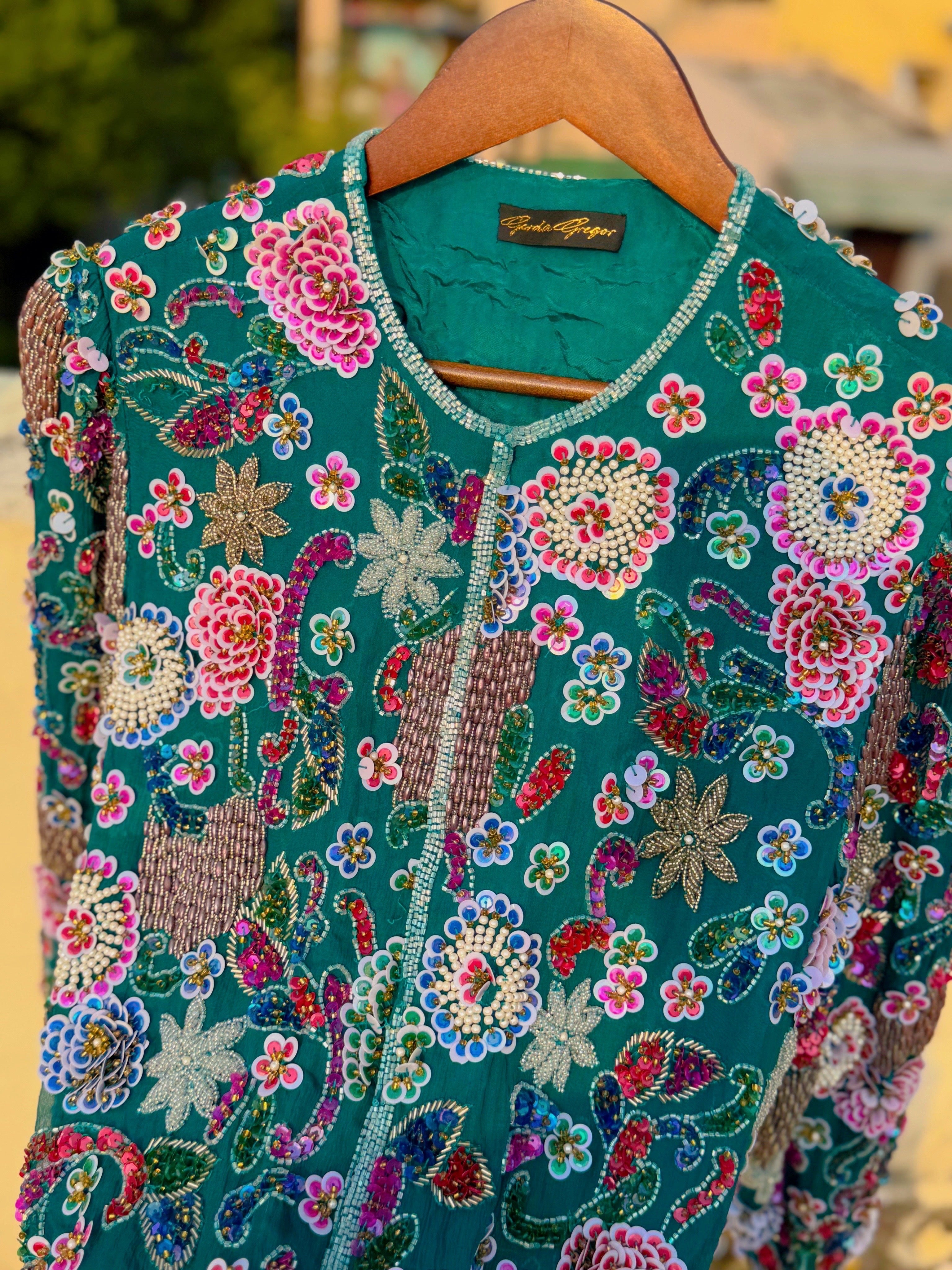 Diana emerald Jacket