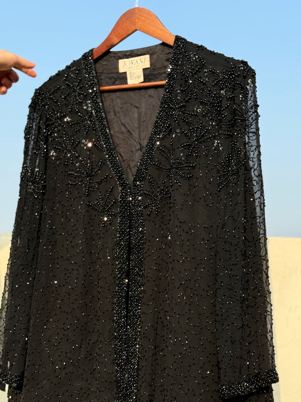 Black embellished jacket